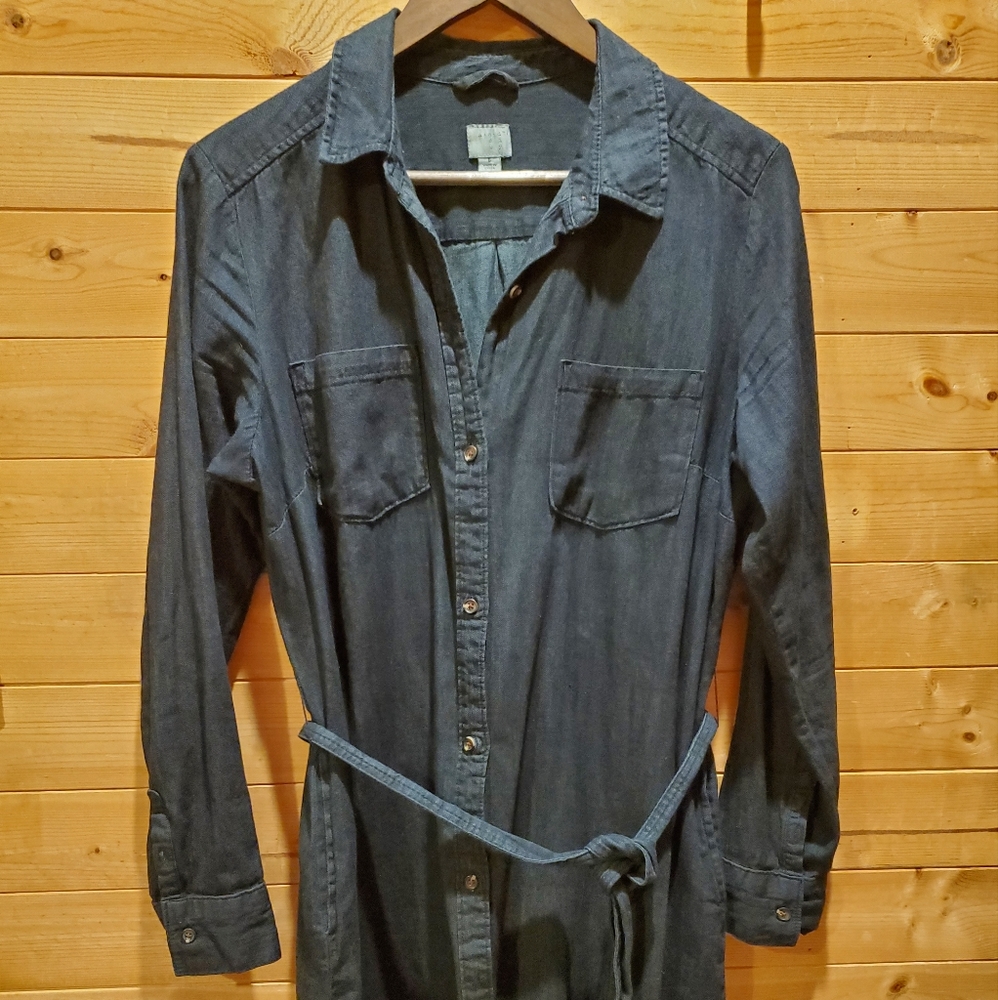 PLC "a new day" Cotton Button-up dress